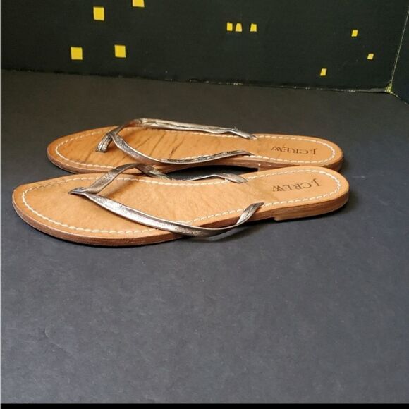 J.crew Leather Flip Flops - Picture 2 of 8